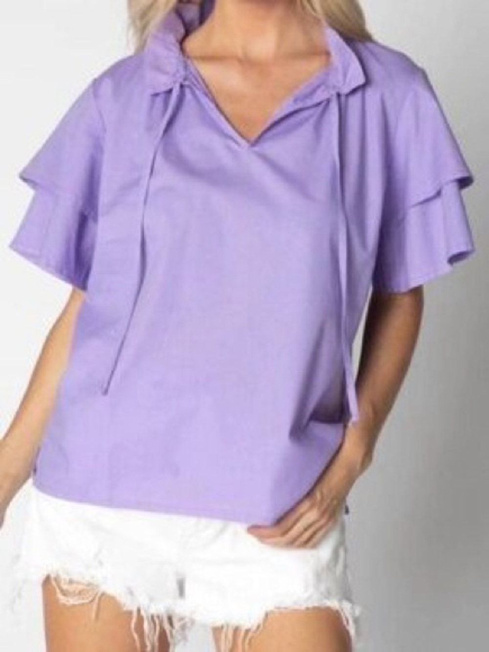 S’edge purple top size large